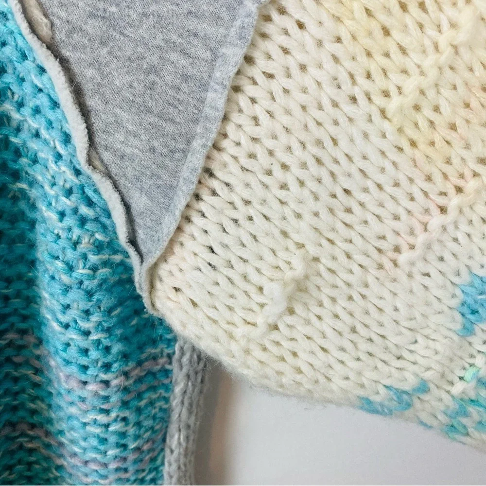 Free People‎ Polar Opposites Sweater Wool Alpaca Size Small
